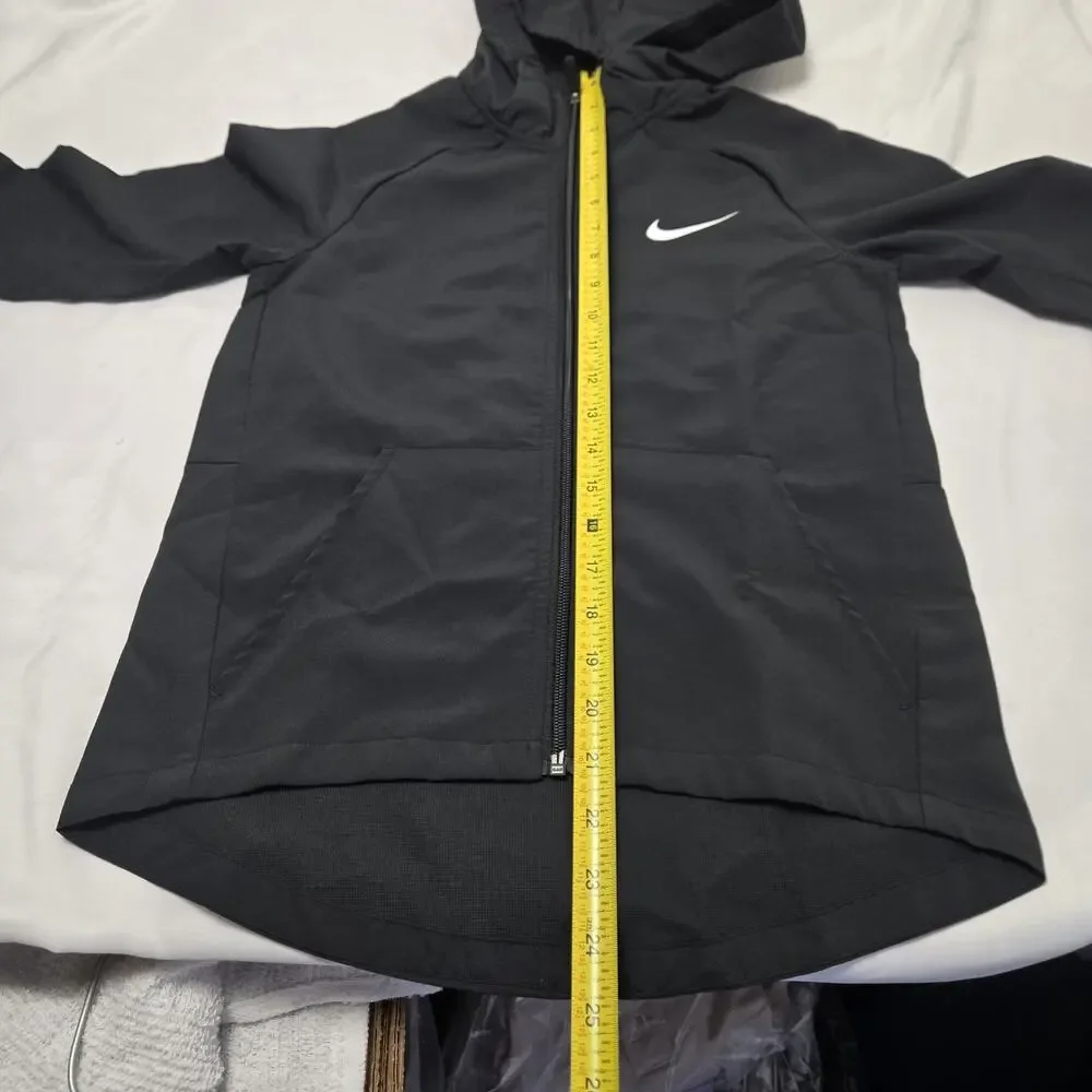 Nike Women's Dri-fit Full Zip Hoodie Lightweight Size Small Black